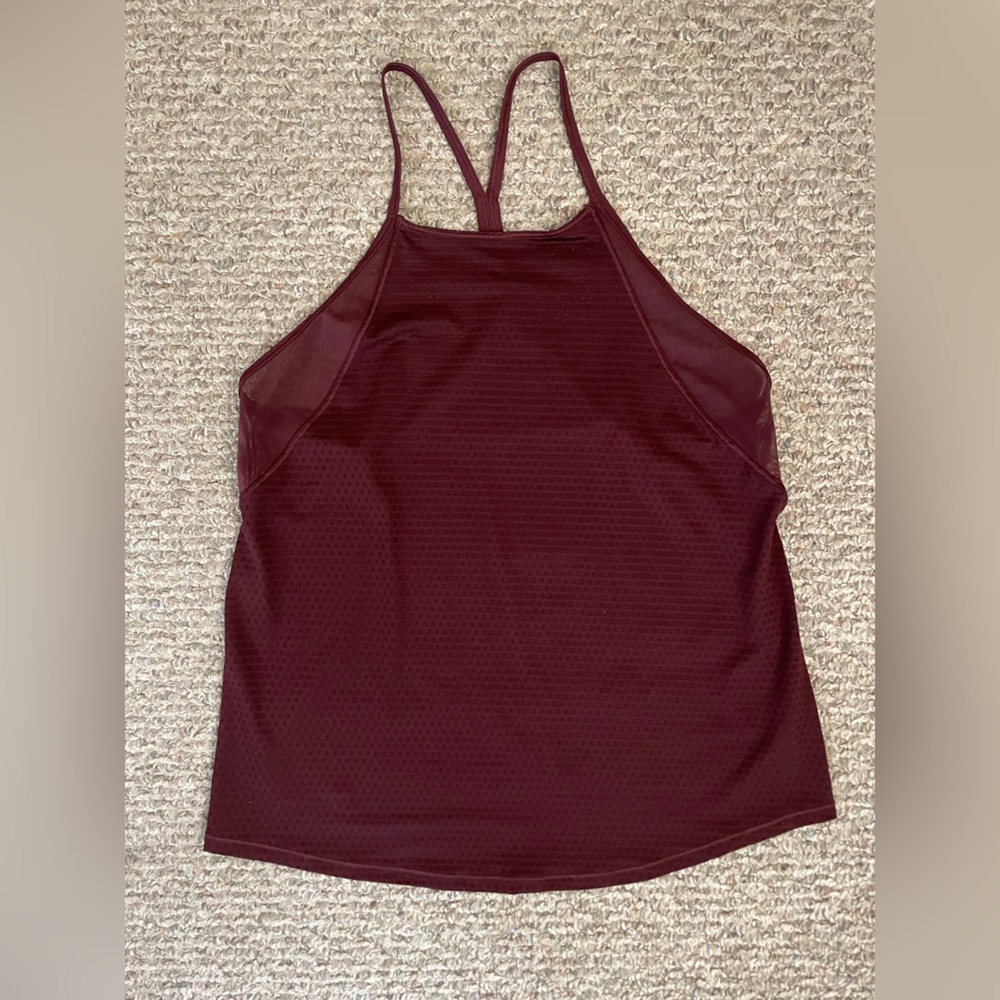 Maroon/red Athleta tank top